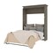 Bestar Versatile 64W Full Murphy Bed, Walnut Grey 42183-000035 - alternate 2
